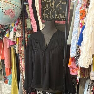 Elegant Black Women's Top nwt old navy